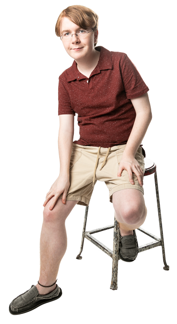 Meet Liam, age 19, deletion of exons 48-50