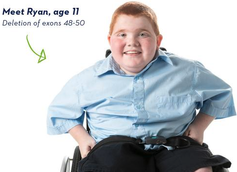 Meet Ryan, age 11, deletion of exons 48-50