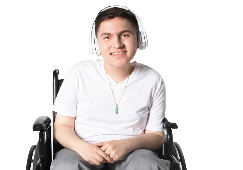 Meet Ricky, age 19, deletion of exons 45-50