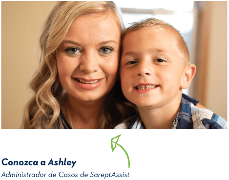 Conozca a Ashley, Administrador de Casos de SareptAssist