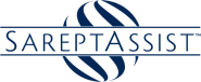Logo for SareptAssist, the patient support program for EXONDYS 51 patients