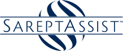 Logo for SareptAssist, the patient support program for EXONDYS 51 patients
