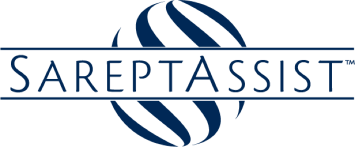 SareptAssist logo Logo for SareptAssist, the patient support program for EXONDYS 51 patients